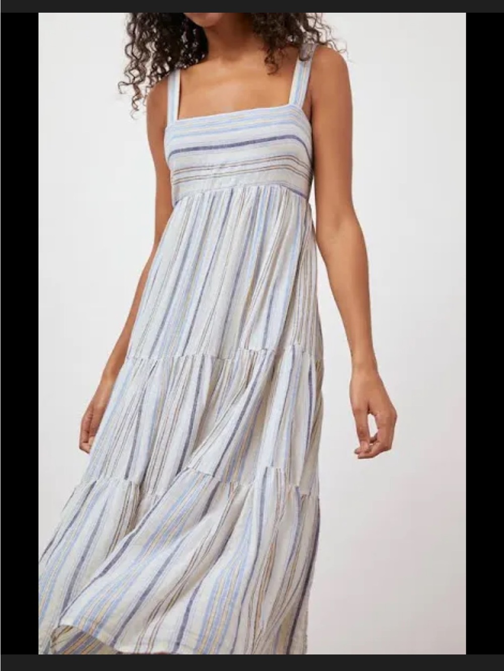 Rails Blue & Cream Striped Maxi Dress, NWT, Medium ($198)